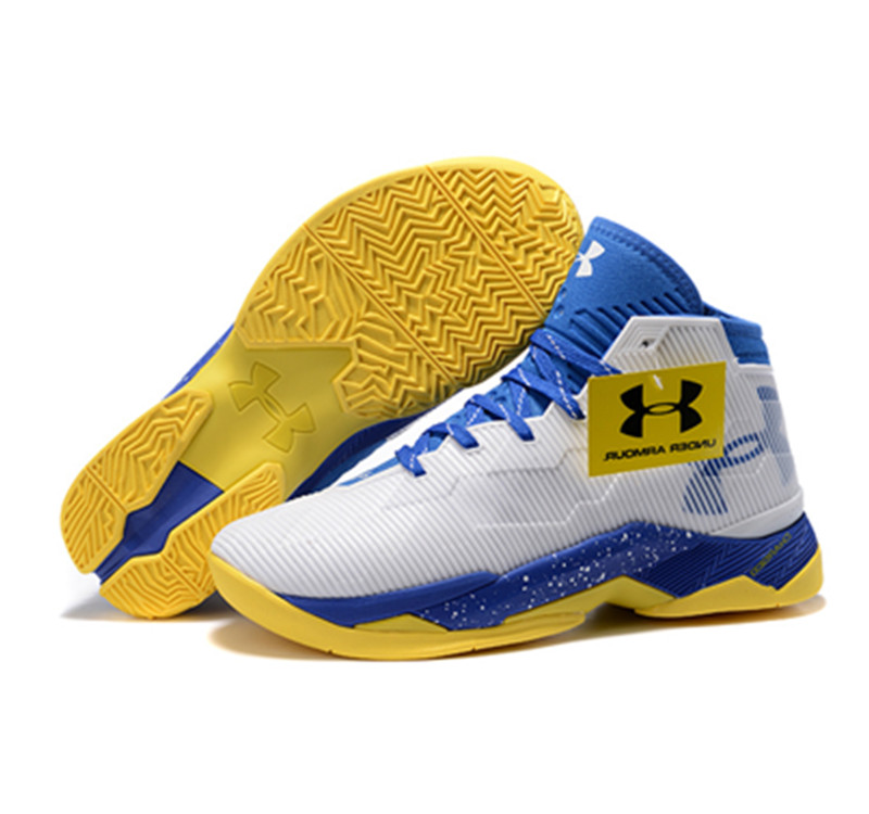 Under Armour Stephen Curry 2.5 Shoes Blue Yellow White