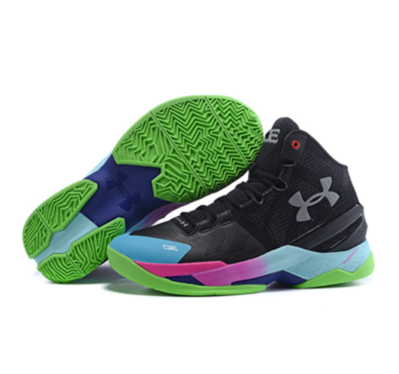 Under Armour Stephen Curry 2 Shoes Black White Red Blue
