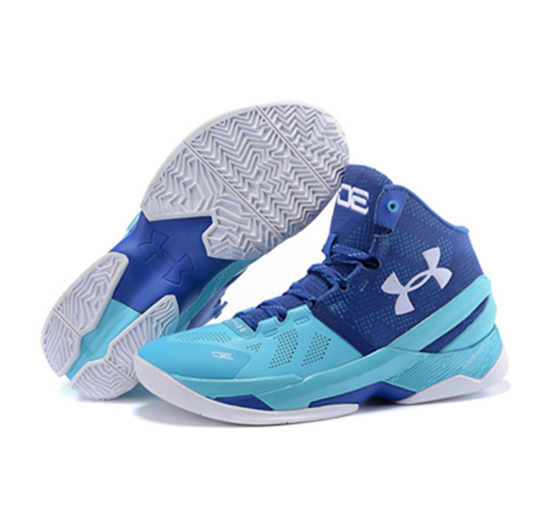 Under Armour Stephen Curry 2 Shoes Father And Son Blue