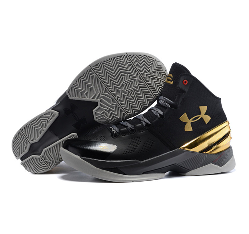 Under Armour Stephen Curry 2 Shoes Black Gold