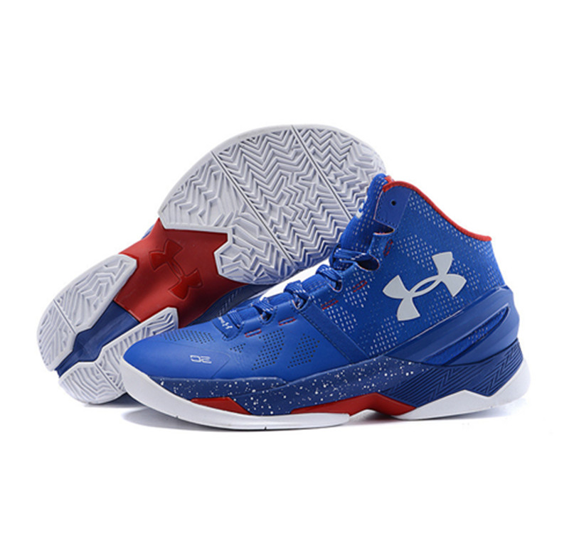 Under Armour Stephen Curry 2 Shoes Blue Red White