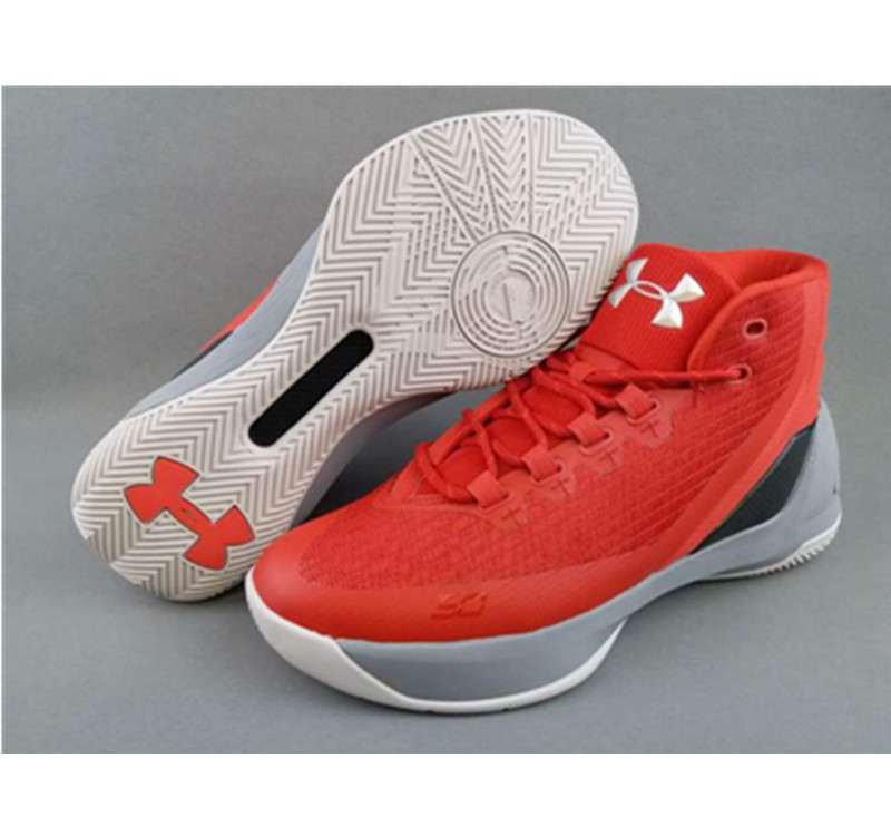 Under Armour Stephen Curry 3 Shoes red white