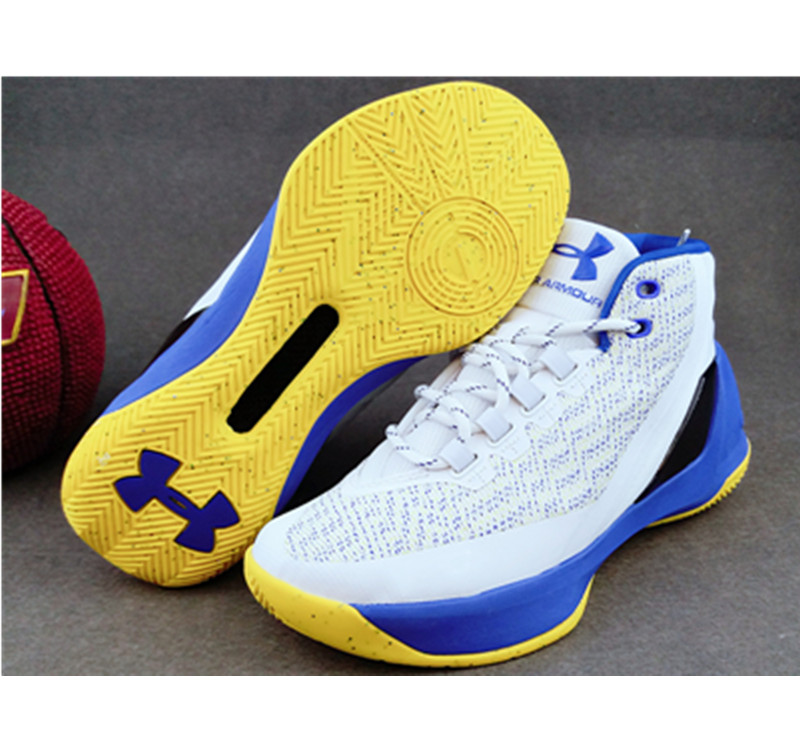 Under Armour Stephen Curry 3 Shoes white blue