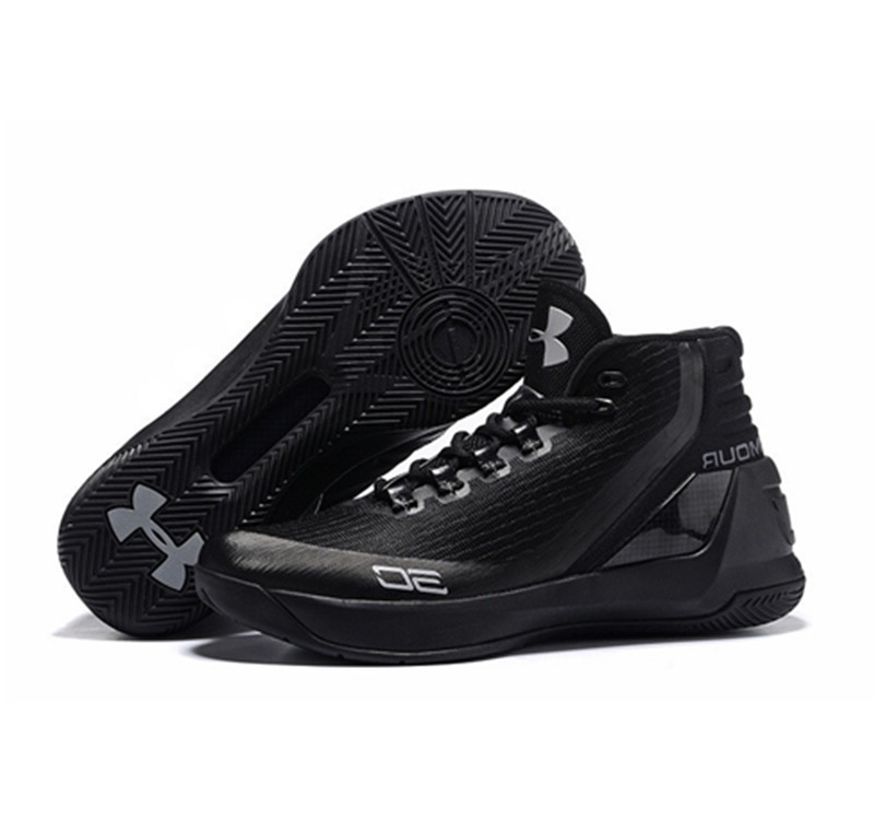 Under Armour Stephen Curry 3 Shoes black silver