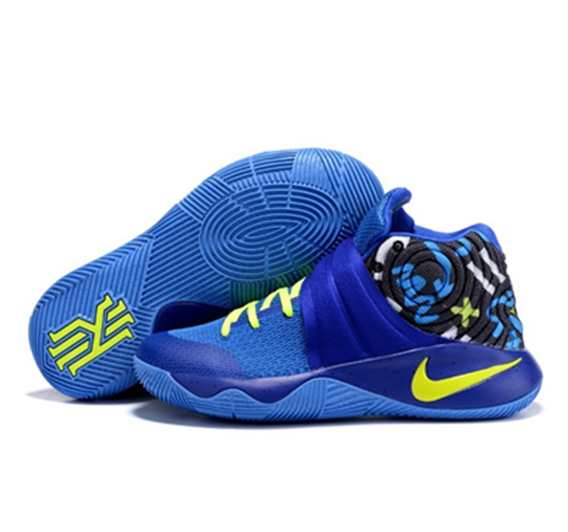 NIKE Kyrie 2 Shoes Blue Yellow