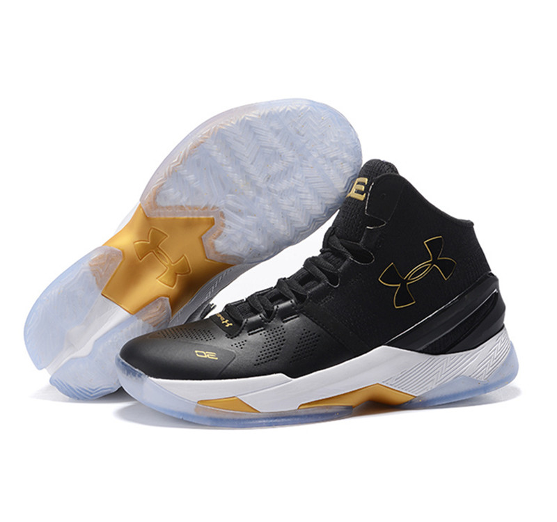 Under Armour Stephen Curry 2 Shoes Black Gold